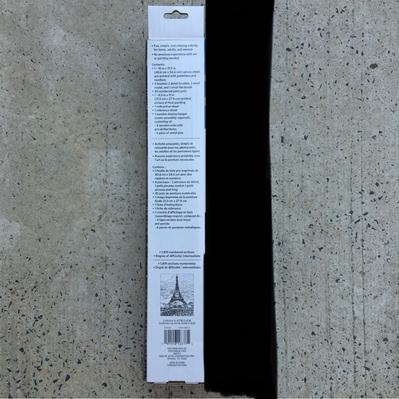 Artist’s Loft Paint by Numbers Kit - Eiffel Tower - Picture 3 of 4